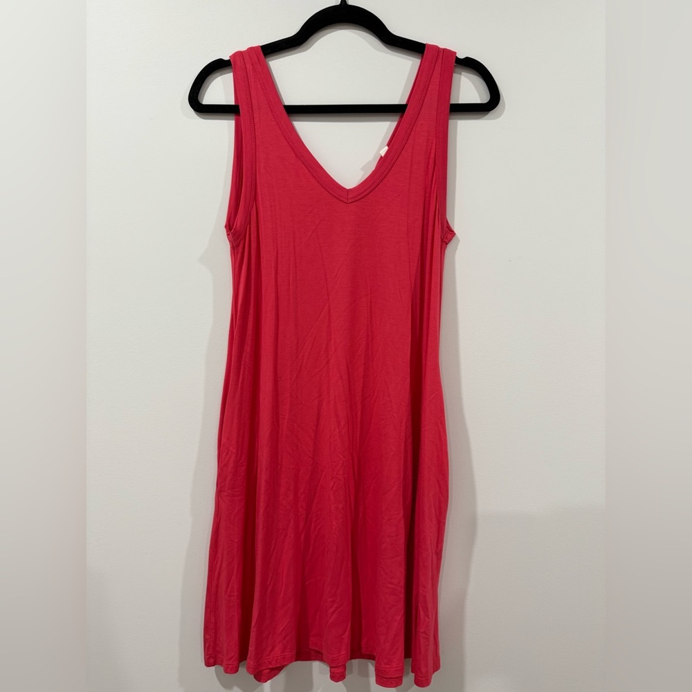 Vibrant Pink Sleeveless Dress